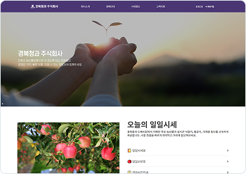 경북청과 주식회사 홈페이지 썸네일