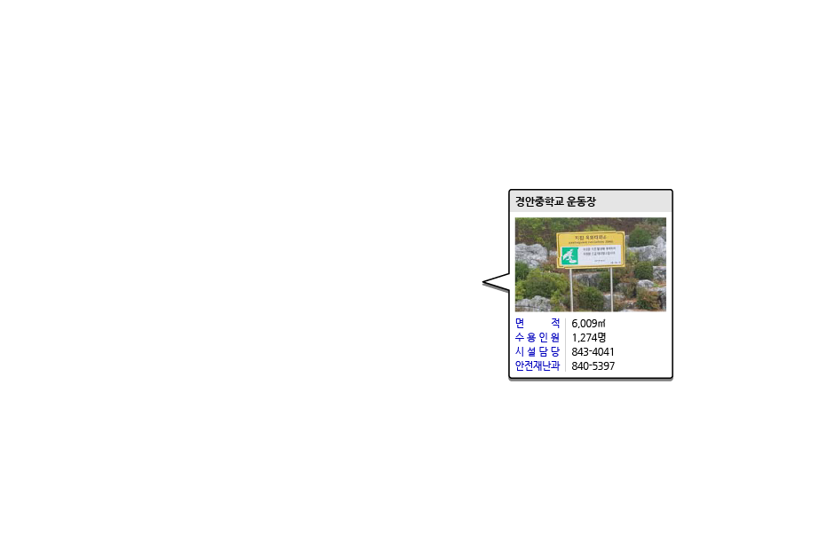 대피소 상세보기 정보