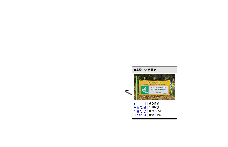 대피소 상세보기 정보