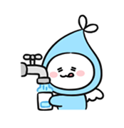 물 마시기 캐릭터 이미지